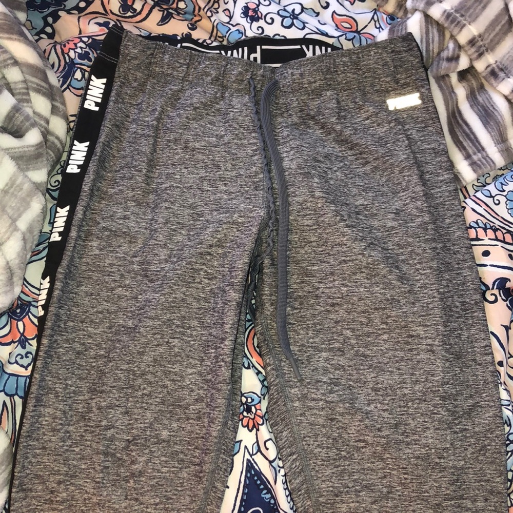 vs pink grey joggers